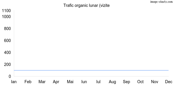 Grafic trafic organic Rockacademy.ro